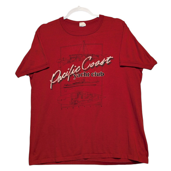 80s Pacific Coast Yacht Club t shirt - Picture 1 of 6